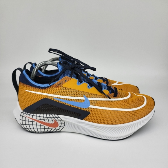 Nike Air Zoom Fly 4 Premium Light Curry Men's Running Shoes - Picture 3 of 7